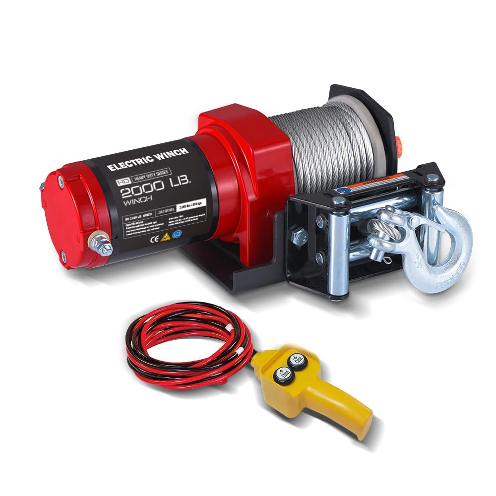 What Size Battery For A 2000 Pound Winch?