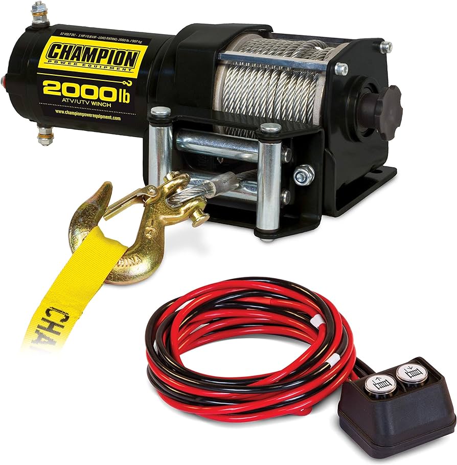 What Size Battery For A 2000 Pound Winch?
