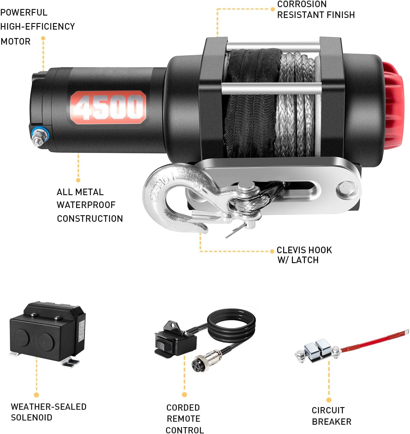 AOTOWO 4500LB Electric Winch Review